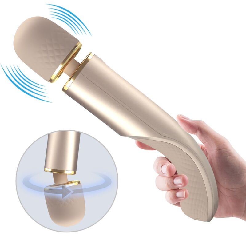 PRETTY LOVE - MASSAGGIATORE 7 MODALIT DI VIBRAZIONE CHAMPAGNE – Vibratore WAND – foto 6