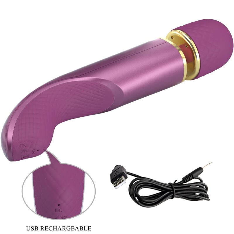 PRETTY LOVE - MASSAGGIATORE 7 MODALIT DI VIBRAZIONE VIOLA – Massaggiatrici – foto 9