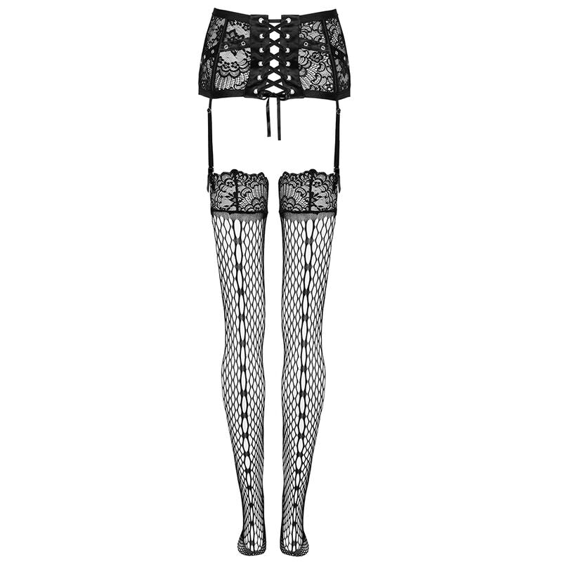 LIVCO CORSETTI FASHION - REGGIARIGLIE + CALZE NERE – Insieme sexy della biancheria – foto 5