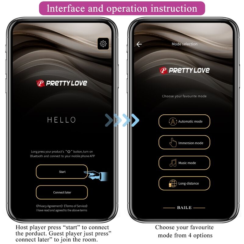 PRETTY LOVE - APP JAYLEEN VIBRATOR TELECOMANDO VIOLA – Uova vibranti – foto 13