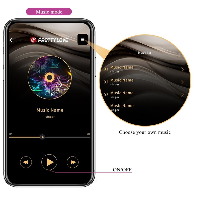PRETTY LOVE - APP JAYLEEN VIBRATOR TELECOMANDO VIOLA – Uova vibranti – foto 18