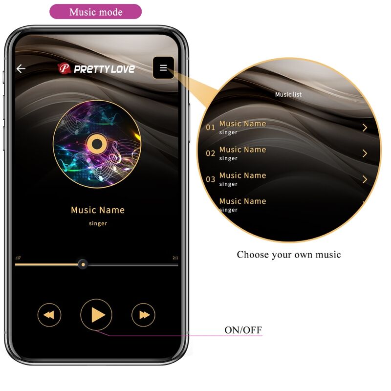 PRETTY LOVE - CATALINA VIBRATOR APP TELECOMANDO VIOLA – Uova vibranti – foto 16