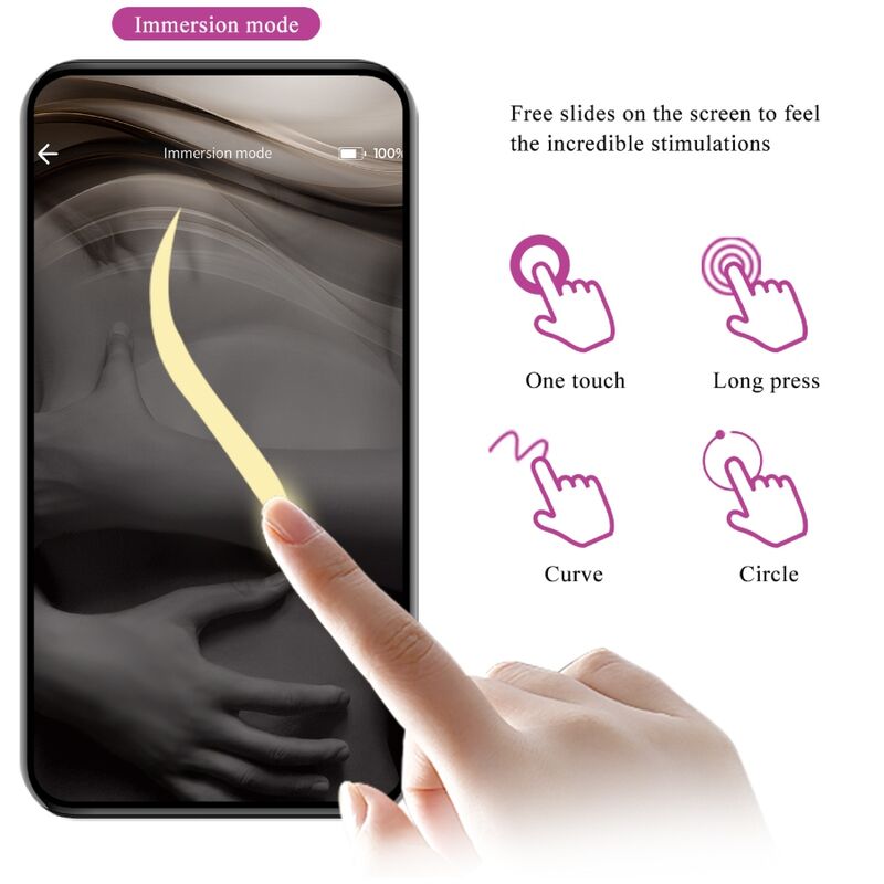 PRETTY LOVE - CATALINA VIBRATOR APP TELECOMANDO VIOLA – Uova vibranti – foto 19