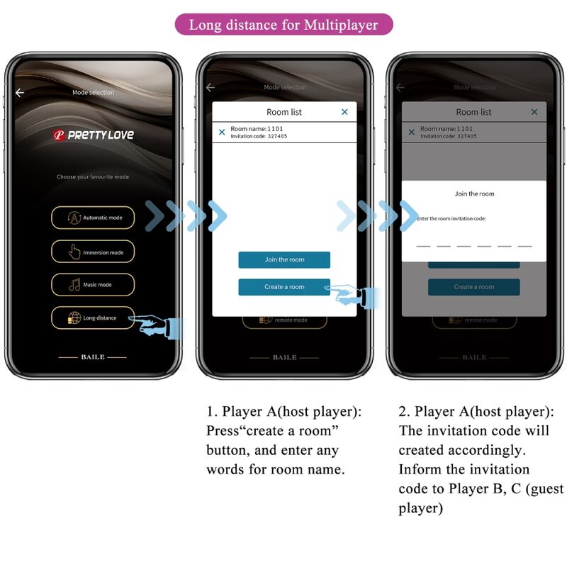 PRETTY LOVE - CATALINA VIBRATOR APP TELECOMANDO VIOLA – Uova vibranti – foto 12