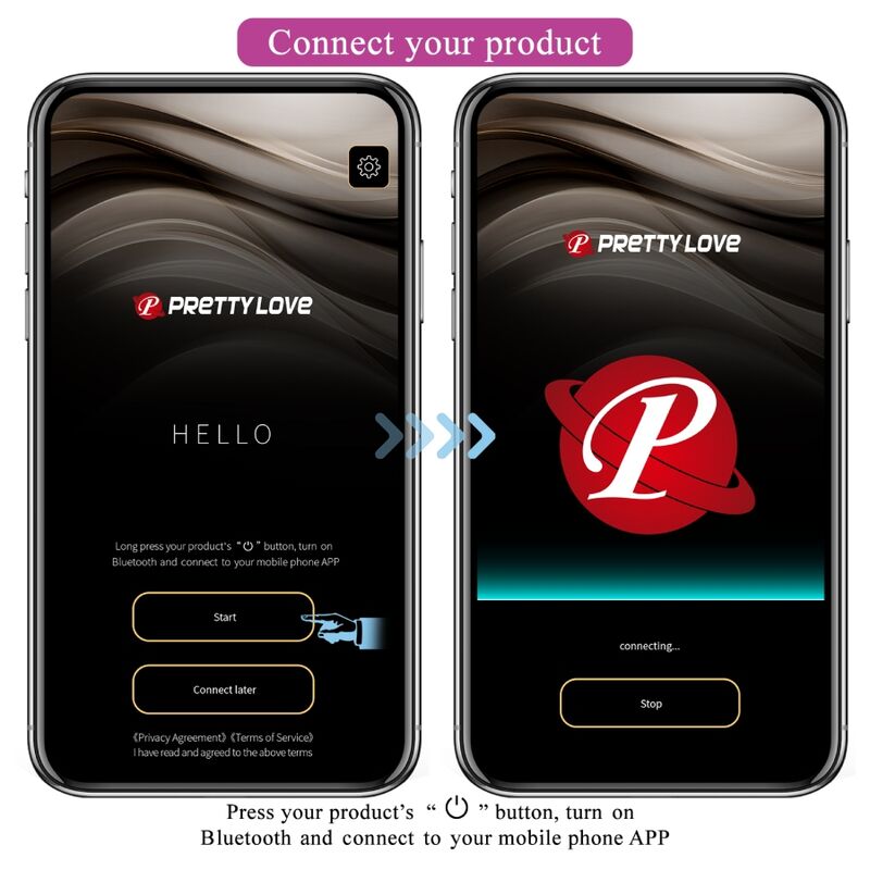 PRETTY LOVE - CATALINA VIBRATOR APP TELECOMANDO VIOLA – Uova vibranti – foto 14