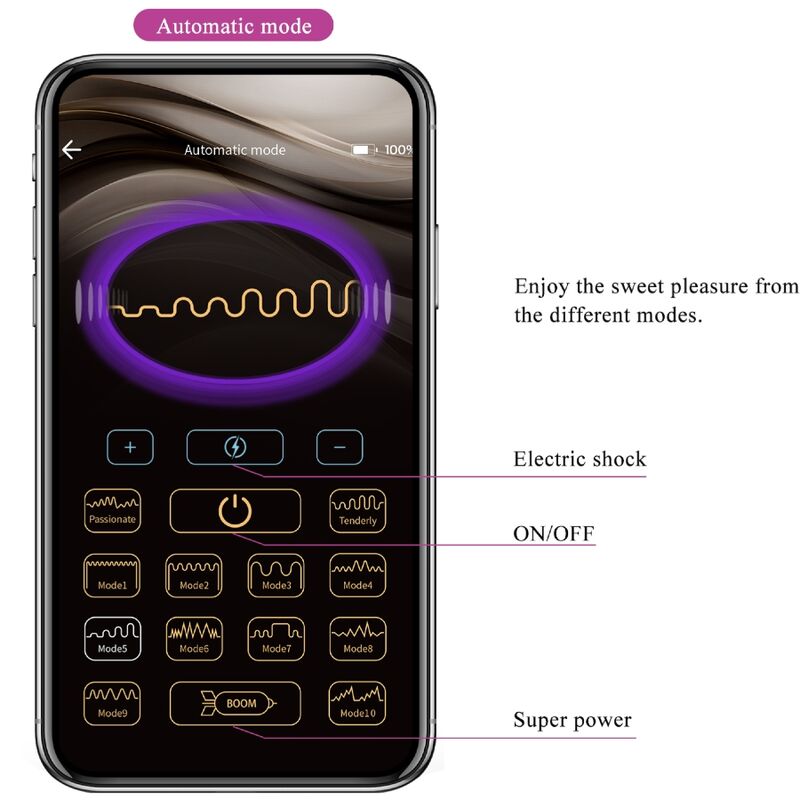 PRETTY LOVE - PLUG ANALE CONTROLLATO DA APP JEFFERSON VIOLA – Tappi anali – foto 14