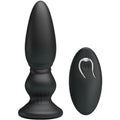 MR PLAY - POTENTE VIBRATORE TELECOMANDO PLUG ANALE NERO – Tappi anali