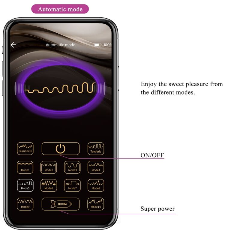 PRETTY LOVE - APP ELVIRA KEGEL BALLS TELECOMANDO VIOLA – Uova vibranti – foto 14