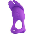 PRETTY LOVE - SILAS ANELLO PER PENE VIBRANTE 7 VIBRAZIONI IN SILICONE VIOLA – Cockring con vibrazione