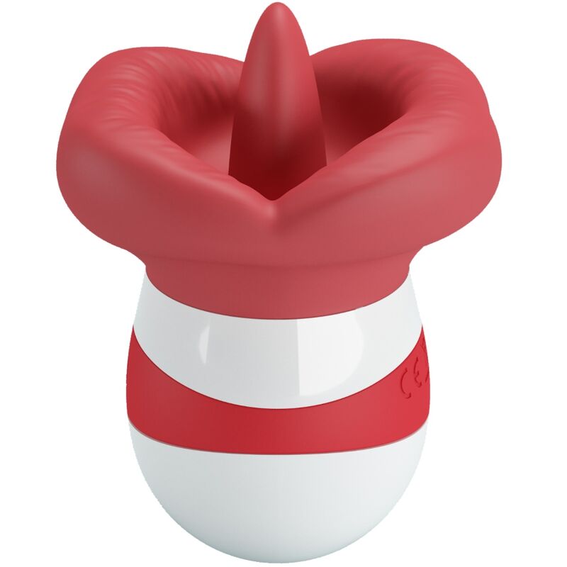 PRETTY LOVE - MINA STIMOLATORE DELLA LINGUA ROSSO CHIARO – Per il clitoride – foto 3