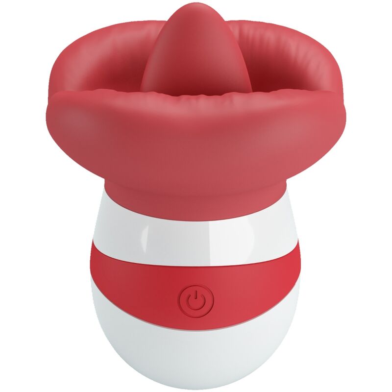 PRETTY LOVE - MINA STIMOLATORE DELLA LINGUA ROSSO CHIARO – Per il clitoride