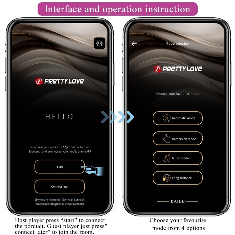 PRETTY LOVE - BILLY TELECOMANDO VIBRAZIONE VIOLA APP GRATUITA – Vibratori con APP – foto 13