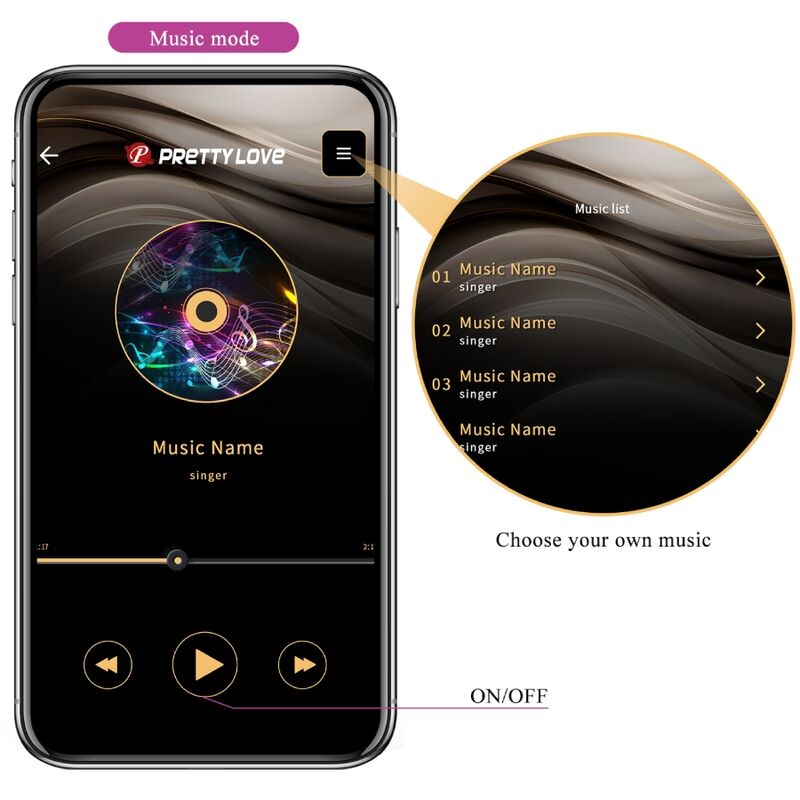 PRETTY LOVE - BILLY TELECOMANDO VIBRAZIONE VIOLA APP GRATUITA – Vibratori con APP – foto 15