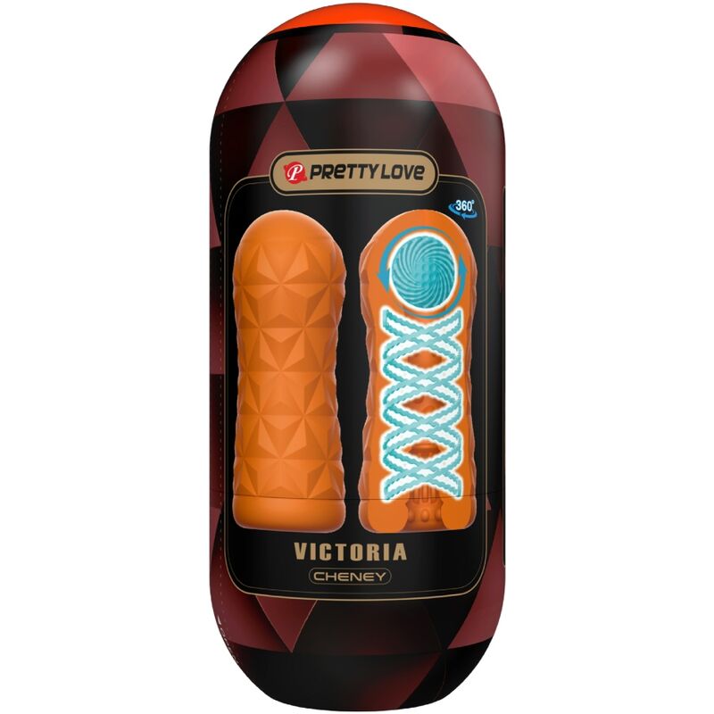 PRETTY LOVE - MASTURBATORE VICTORIA CHENEY ARANCIONE – Vari masturbatori