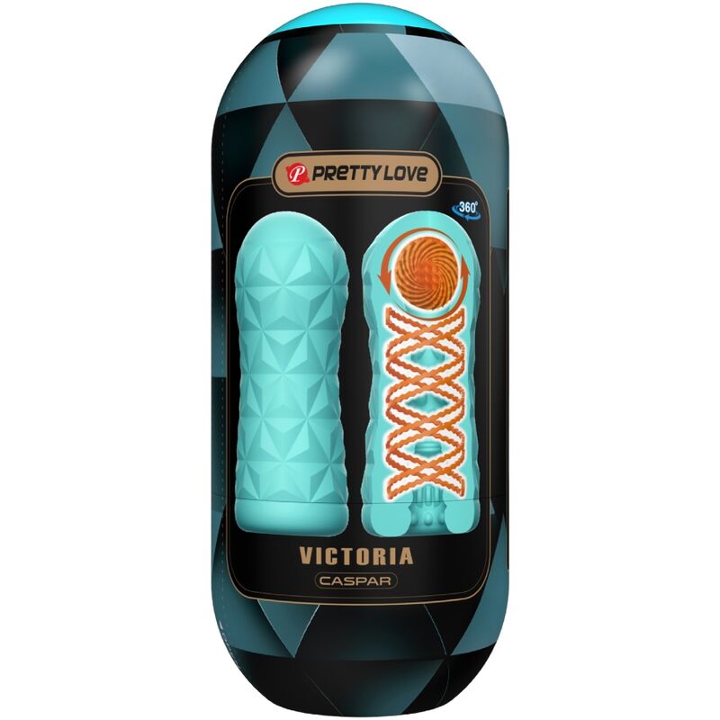 PRETTY LOVE - MASTURBATORE VICTORIA CASPAR VERDE ACQUA – Vari masturbatori