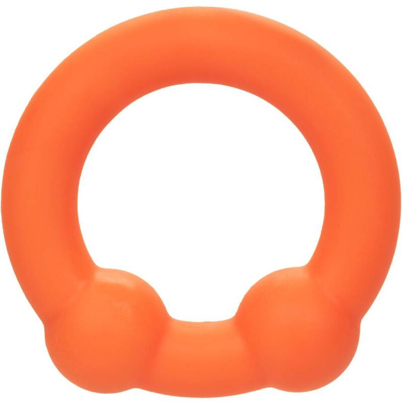CALEXOTICS - ALPHA ANELLO DUAL BALL ARANCIONE – Cockring senza vibrazione – foto 4