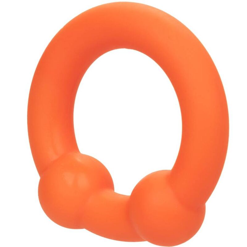 CALEXOTICS - ALPHA ANELLO DUAL BALL ARANCIONE – Cockring senza vibrazione – foto 5