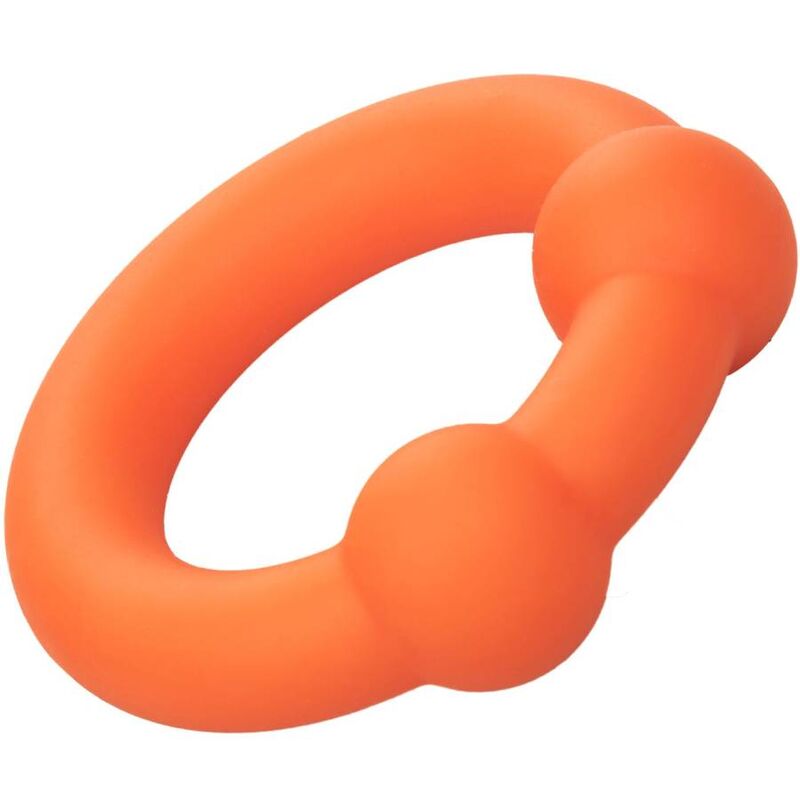 CALEXOTICS - ALPHA ANELLO DUAL BALL ARANCIONE – Cockring senza vibrazione – foto 6