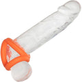 CALEXOTICS - ALPHA TRI-RING ARANCIONE – Cockring senza vibrazione