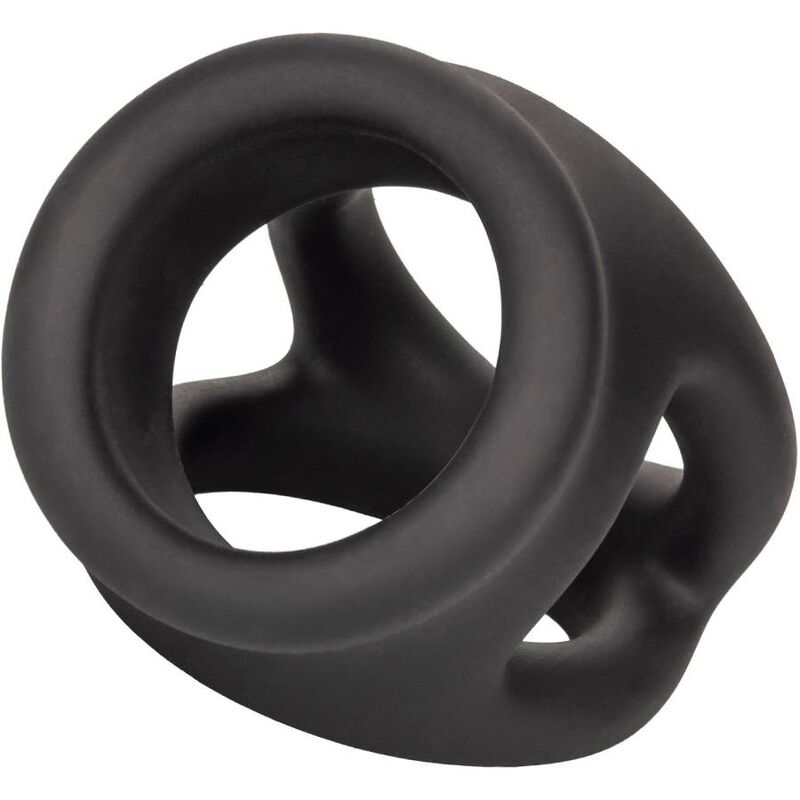 CALEXOTICS - ALPHA ANELLO DUAL CAGE NERO – Cockring senza vibrazione – foto 6