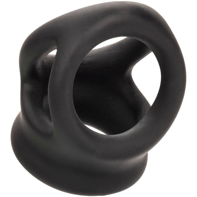 CALEXOTICS - ALPHA ANELLO DUAL CAGE NERO – Cockring senza vibrazione – foto 8