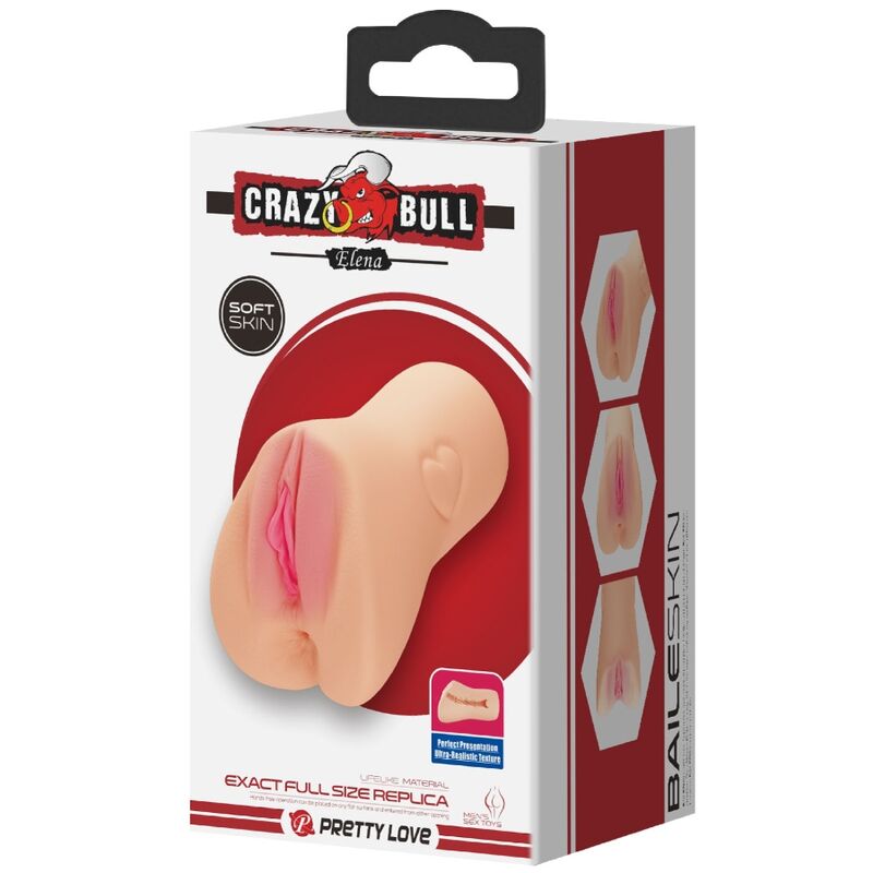CRAZY BULL - MASTUBADOR A FORMA DI VAGINA DI ELENA – Vagine senza vibrazioni – foto 7