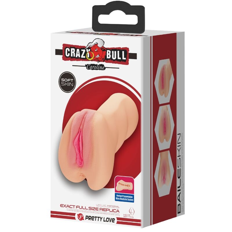 CRAZY BULL - MASTUBADOR A FORMA DI VAGINA CAROLINE – Vagine senza vibrazioni – foto 8