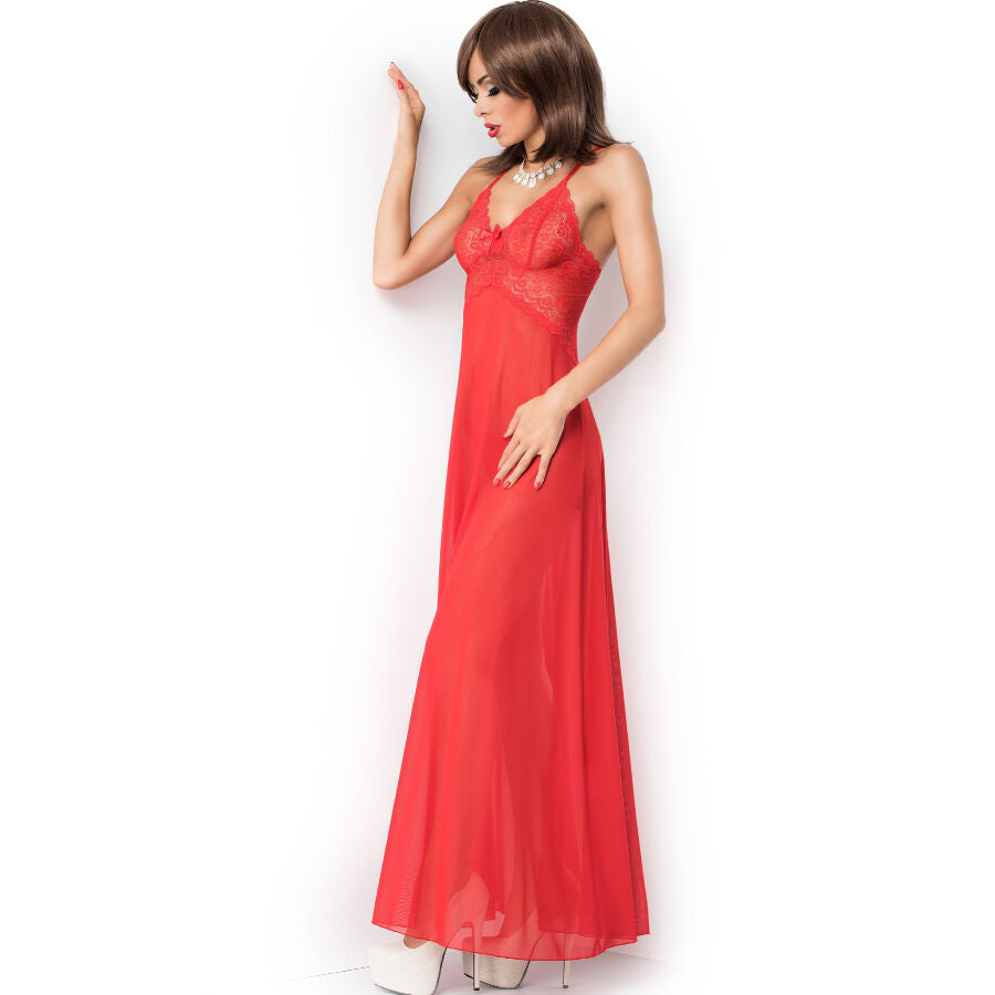 CHILIROSE - CR 3883 BABYDOLL LUNGA ROSSA L/XL – Babydoll