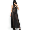 CHILIROSE - CR 3883 BABYDOLL LUNGA NERA L/XL – Babydoll
