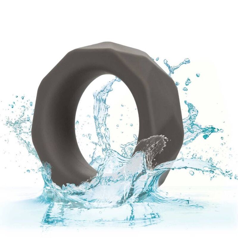 CALEXOTICS - ALPHA ANELLO PRISMATICO PROLONG GRIGIO – Cockring senza vibrazione – foto 7