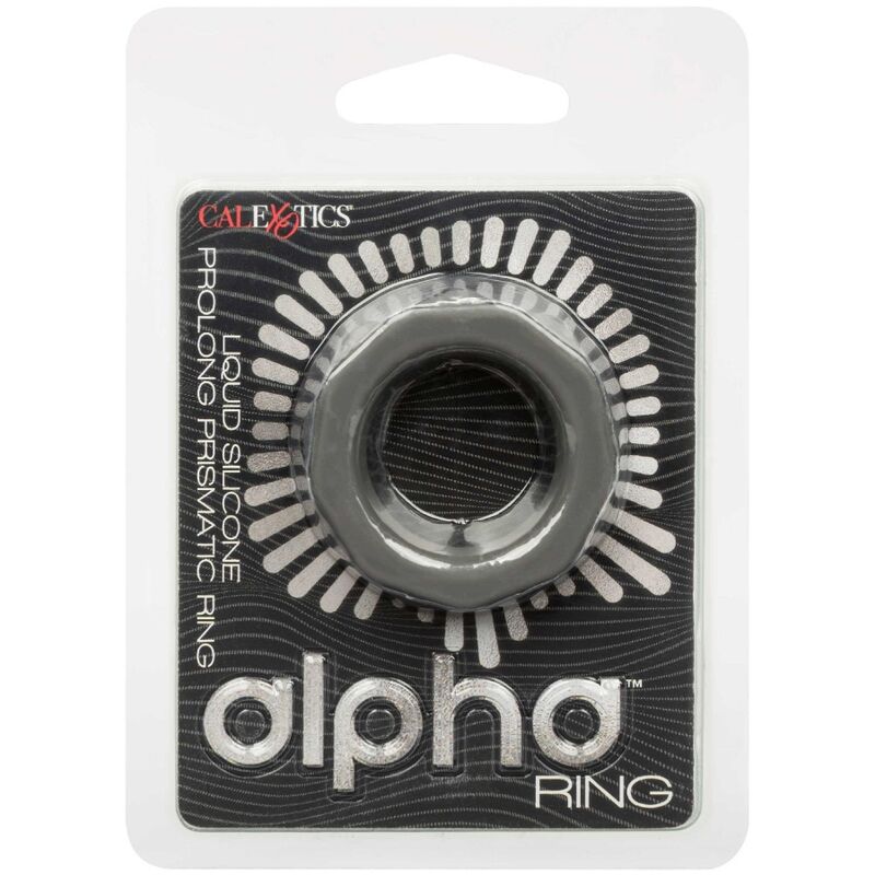 CALEXOTICS - ALPHA ANELLO PRISMATICO PROLONG GRIGIO – Cockring senza vibrazione – foto 3