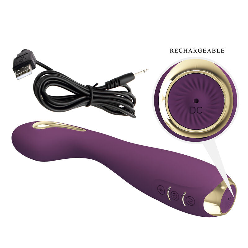 PRETTY LOVE - HECTOR VIBRATORE ELETTROSHOCK BY APP CONTROL VIOLA – Vibratori con APP – foto 6