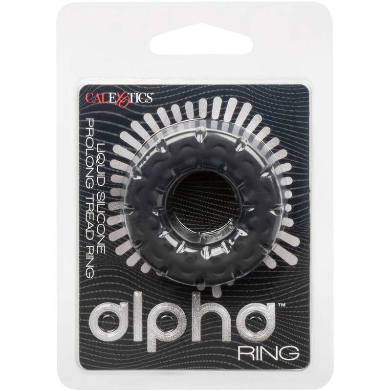 CALEXOTICS - ALPHA ANELLO BATTISTRADA PROLONG NERO – Cockring senza vibrazione – foto 3