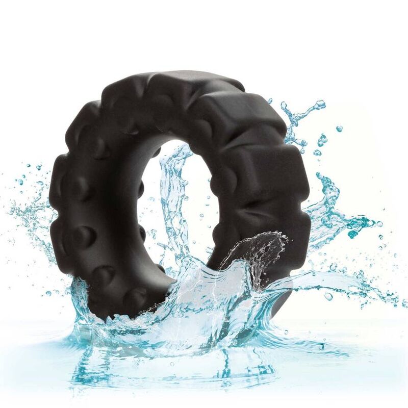 CALEXOTICS - ALPHA ANELLO BATTISTRADA PROLONG NERO – Cockring senza vibrazione – foto 7