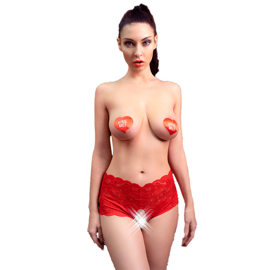 CHILIROSE - CR 4641 SLIP SENZA CAVALLO ROSSO S/M – Mutandine sexy