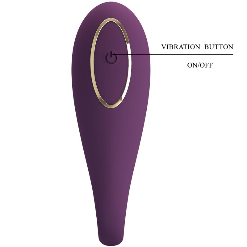 PRETTY LOVE - AUGUST VIBRATORE GLOBAL DOUBLE PLEASURE REMOTO – Vibratore per coppie UD – foto 5