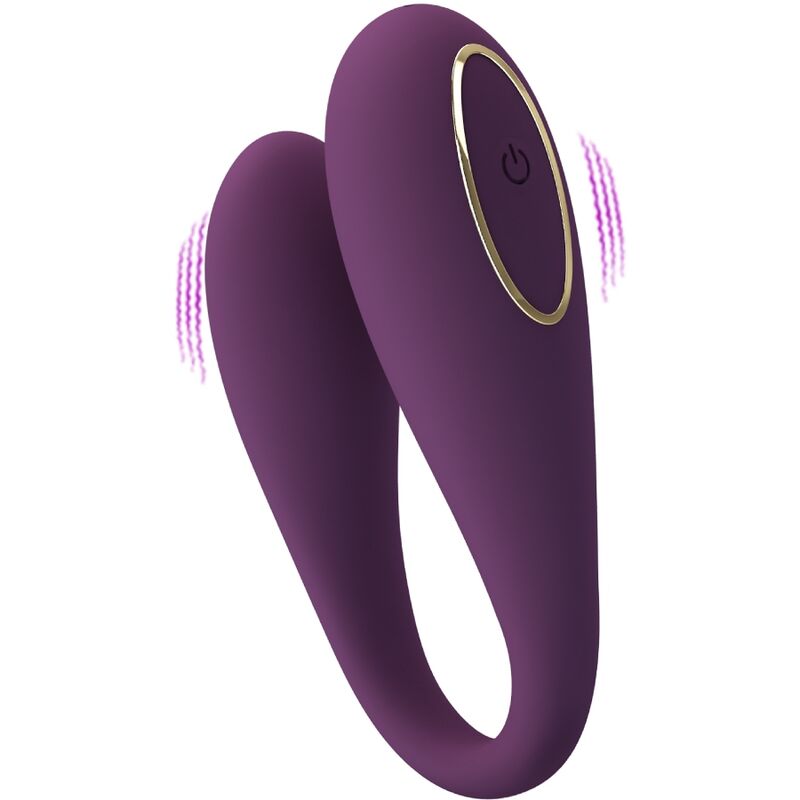 PRETTY LOVE - AUGUST VIBRATORE GLOBAL DOUBLE PLEASURE REMOTO – Vibratore per coppie UD – foto 2