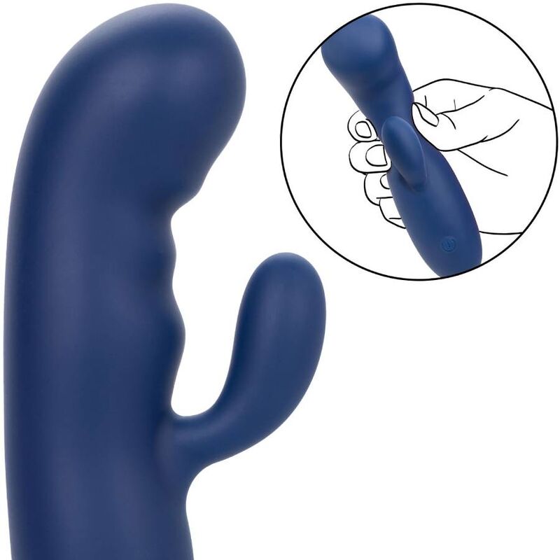 CALEXOTICS - CASHMERE SETA DUO BLU – Classici vibratori anali o vaginali – foto 10