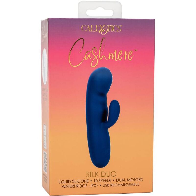 CALEXOTICS - CASHMERE SETA DUO BLU – Classici vibratori anali o vaginali – foto 12