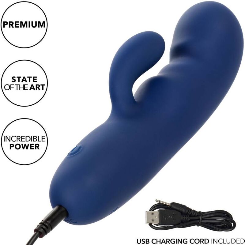 CALEXOTICS - CASHMERE SETA DUO BLU – Classici vibratori anali o vaginali – foto 11