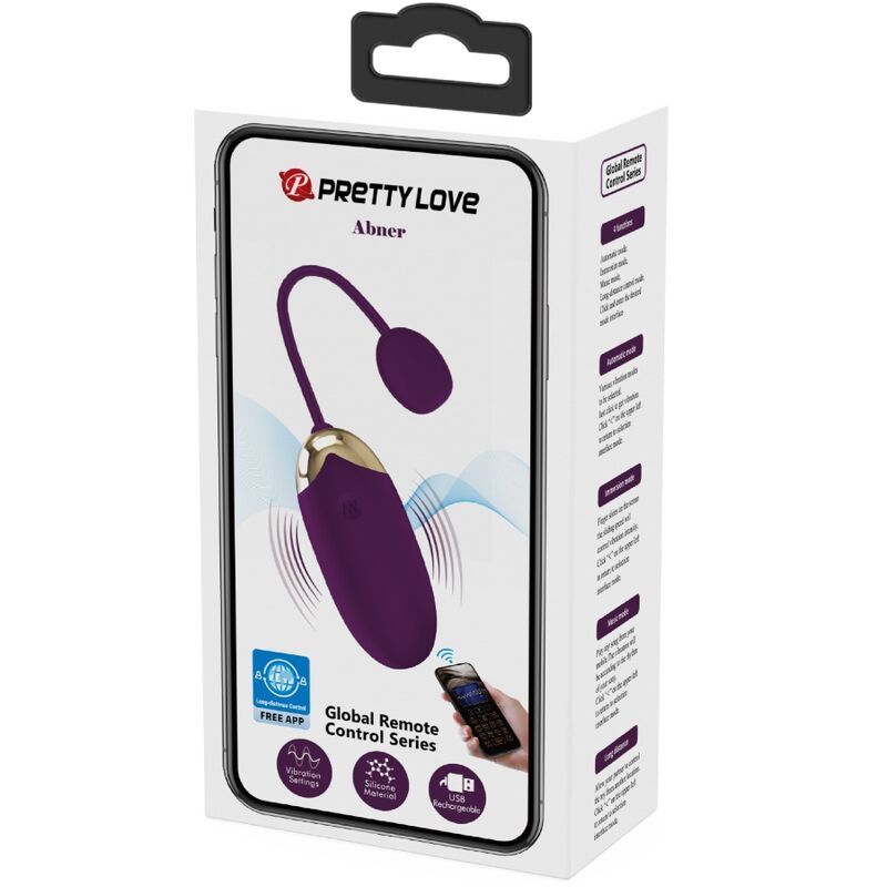 PRETTY LOVE - ABNER APP LILLA – Uova vibranti – foto 8