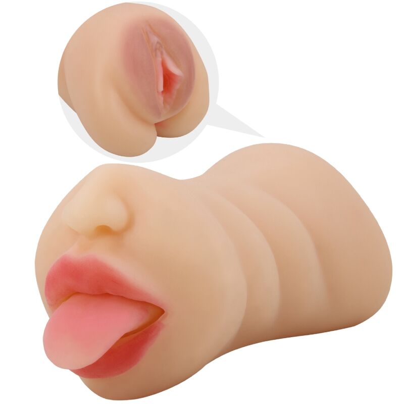 CRAZY BULL - MASTUBADOR A FORMA DI SARAH VAGINA DOPPIA ENTRATA – Vagine senza vibrazioni – foto 2
