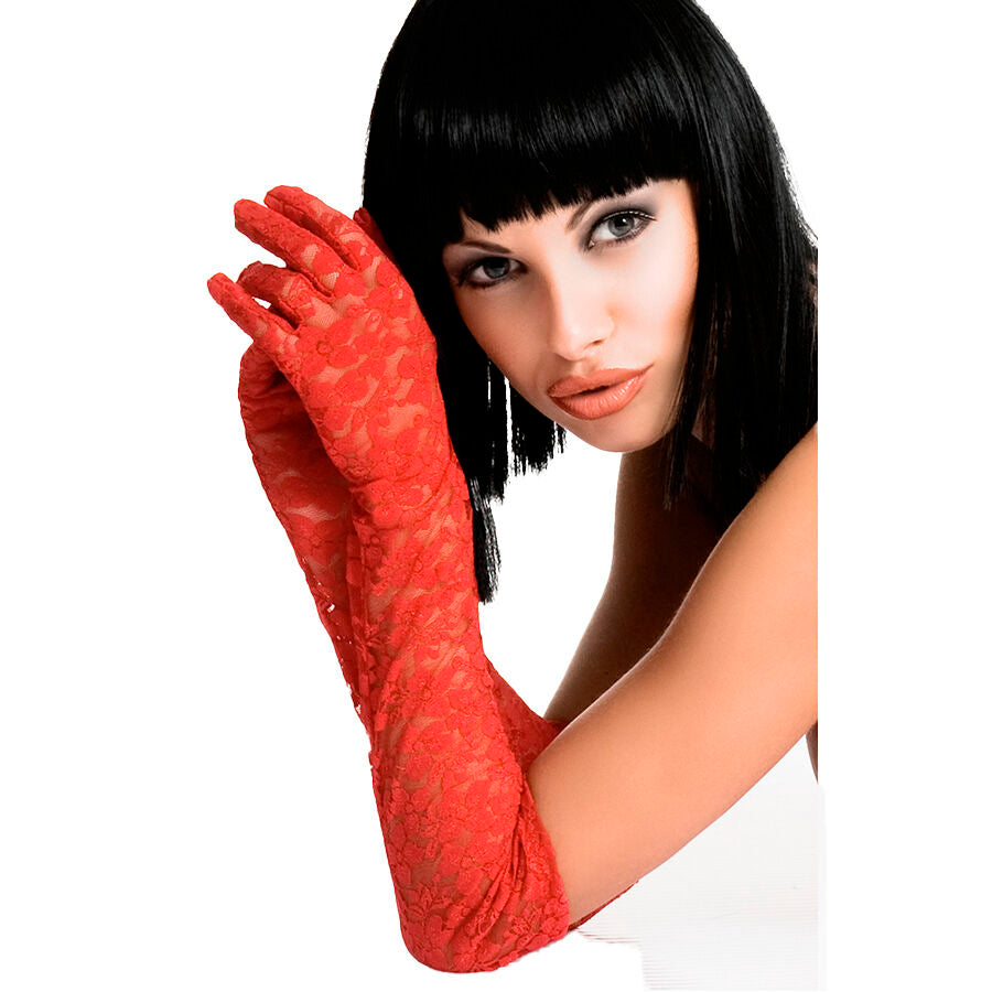 CHILIROSE - GUANTI CR 3071 ROSSO – Guanti di biancheria intima
