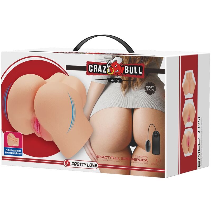 CRAZY BULL - VIBRATORE HAILEY PER VAGINA E ANO REALISTICI – Vagine con vibrazione – foto 9