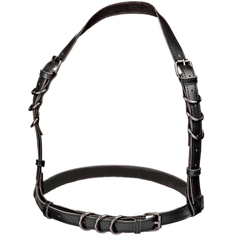 CALEXOTICS - EUPHORIA IMBRACATURA CON FIBBIA HALTER NERA – Moda BDSM