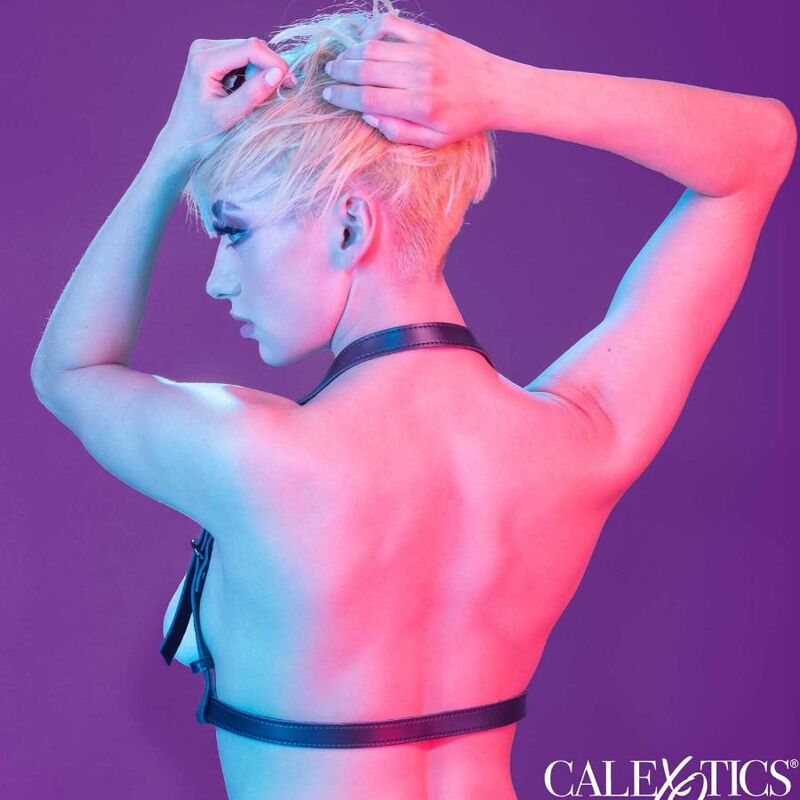 CALEXOTICS - EUPHORIA IMBRACATURA CON FIBBIA HALTER NERA – Moda BDSM – foto 6