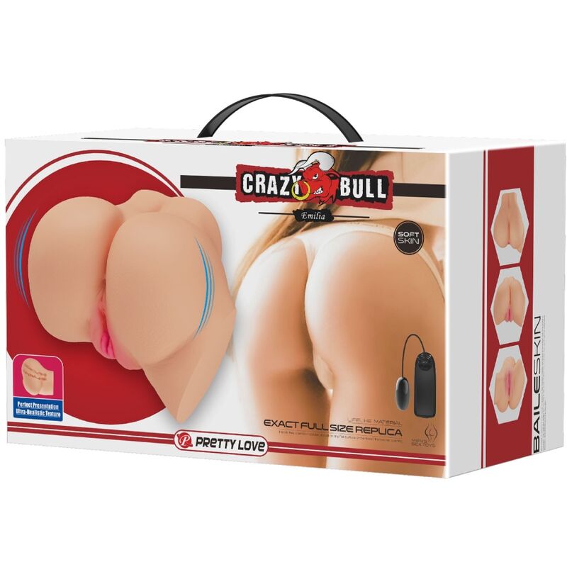 CRAZY BULL - VIBRATORE REALISTICO PER VAGINA E ANO EMILIA – Vagine con vibrazione – foto 9