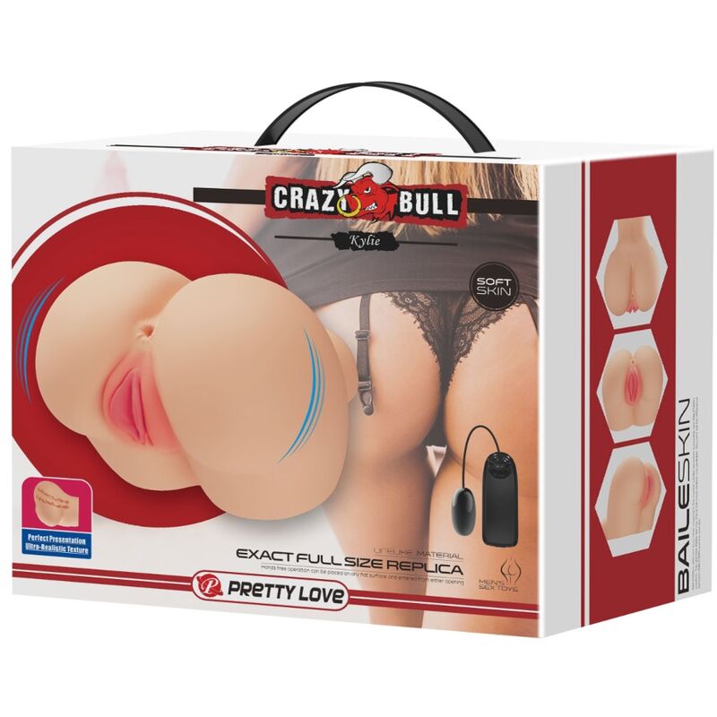 CRAZY BULL - VIBRATORE REALISTICO PER LA VAGINA E LANO KYLIE – Vagine con vibrazione – foto 9
