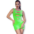 CHILIROSE - ABITO CR 4621 VERDE S/M – Abiti sexy