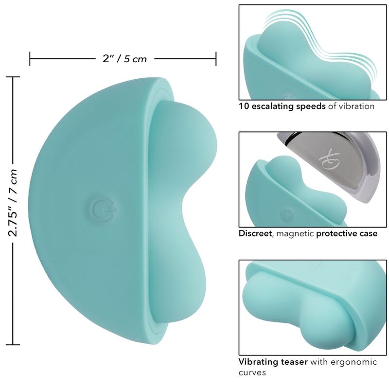 CALEXOTICS - OVATION STIMOLATORE APPLAUSI VERDE ACQUA – Per il clitoride – foto 13